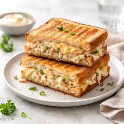 Sandwich de pollo y queso